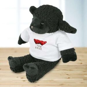 Kuscheltier ´´Schwarzes Schaf´´ mit Foto