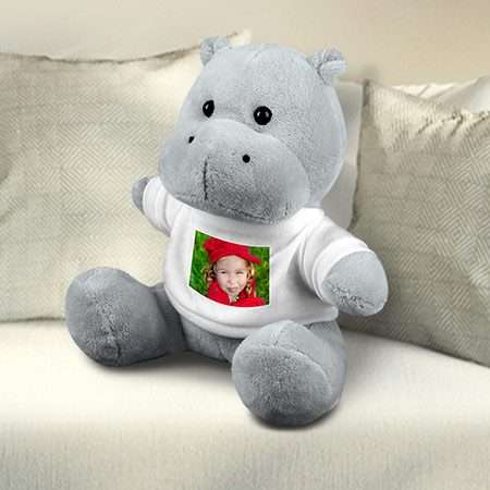 Bild von   kuscheltier nilpferd mitjpg | Individuelle 🎁 persönliche 🎁 personalisierte Geschenke bedruckt ▪ bestickt ▪ graviert