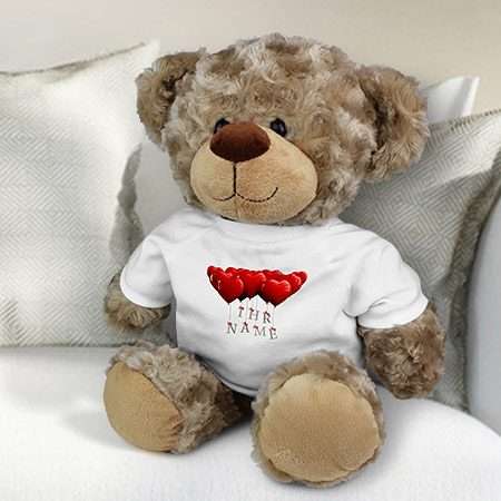 Bild von   teddy mit foto kuscheltierjpg | Individuelle 🎁 persönliche 🎁 personalisierte Geschenke bedruckt ▪ bestickt ▪ graviert
