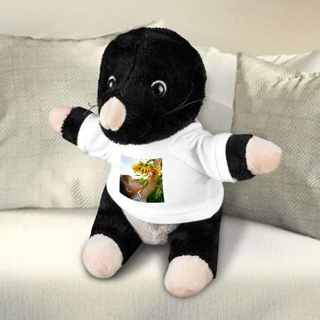 Kuscheltier ´´Maulwurf´´ mit Foto