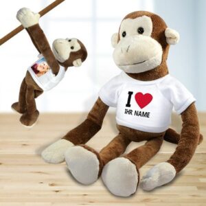 Kuscheltier ´´Affe´´ mit Foto