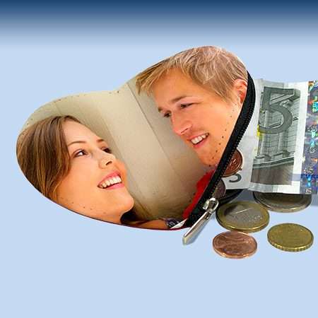 Bild von   herz geldboerse selbst gestaltjpg | Individuelle 🎁 persönliche 🎁 personalisierte Geschenke bedruckt ▪ bestickt ▪ graviert
