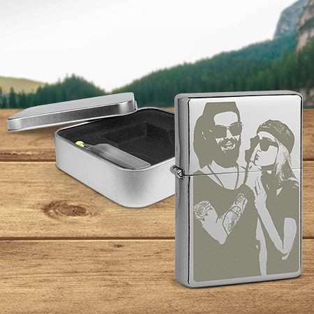 Bild von   sturmfeuerzeug mit gravurjpg | Individuelle 🎁 persönliche 🎁 personalisierte Geschenke bedruckt ▪ bestickt ▪ graviert
