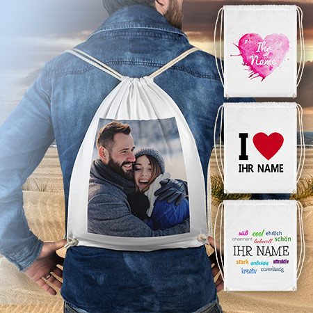Bild von   turnbeutel bedruckenjpg | Individuelle 🎁 persönliche 🎁 personalisierte Geschenke bedruckt ▪ bestickt ▪ graviert