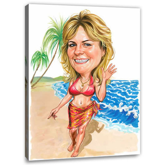 Bild von   erstellung karikatur hey youjpg | Individuelle 🎁 persönliche 🎁 personalisierte Geschenke bedruckt ▪ bestickt ▪ graviert