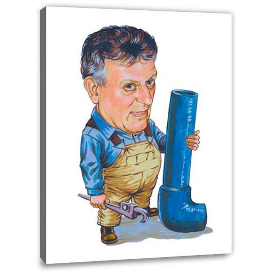 Bild von   erstellung karikatur klemptnerjpg | Individuelle 🎁 persönliche 🎁 personalisierte Geschenke bedruckt ▪ bestickt ▪ graviert
