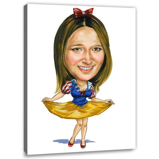 Bild von   erstellung karikatur alice imjpg | Individuelle 🎁 persönliche 🎁 personalisierte Geschenke bedruckt ▪ bestickt ▪ graviert