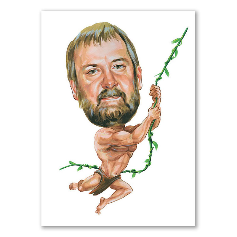 Bild von   erstellung karikatur wilder mijpg | Individuelle 🎁 persönliche 🎁 personalisierte Geschenke bedruckt ▪ bestickt ▪ graviert