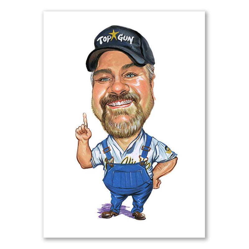 Bild von   erstellung karikatur mann mitjpg | Individuelle 🎁 persönliche 🎁 personalisierte Geschenke bedruckt ▪ bestickt ▪ graviert