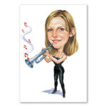 Bild von   erstellung karikatur trompeterjpg | Individuelle 🎁 persönliche 🎁 personalisierte Geschenke bedruckt ▪ bestickt ▪ graviert