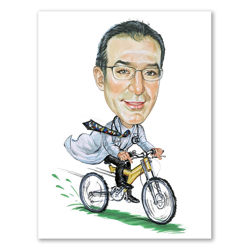Bild von   erstellung karikatur sportlichjpg | Individuelle 🎁 persönliche 🎁 personalisierte Geschenke bedruckt ▪ bestickt ▪ graviert