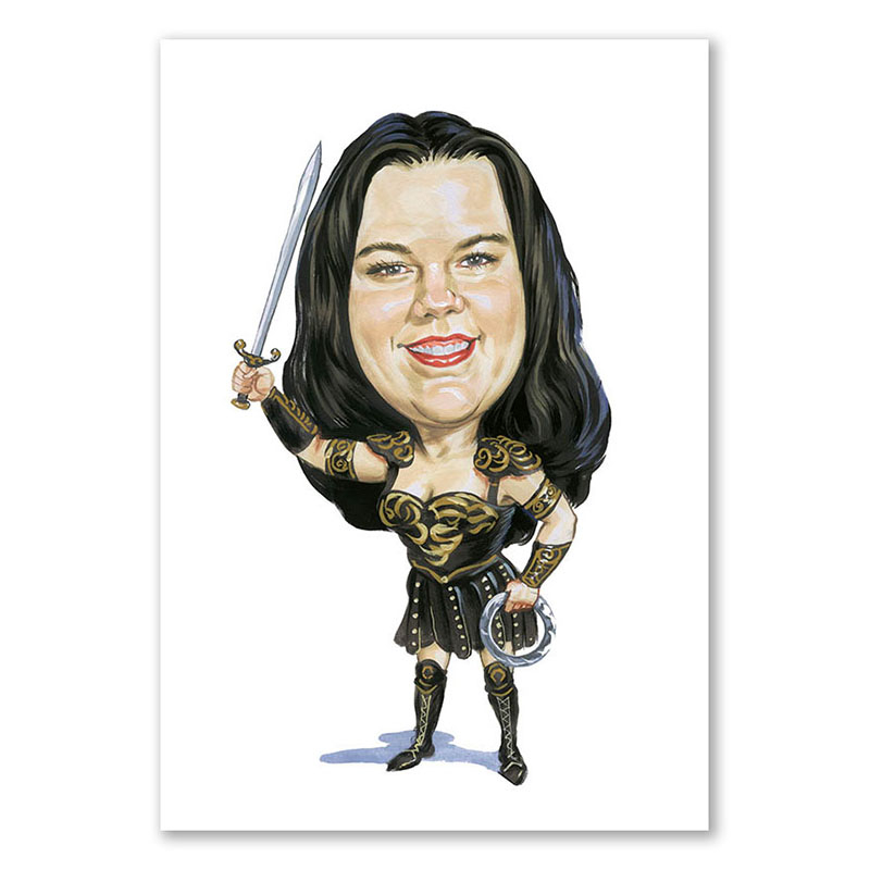 Bild von   erstellung karikatur gladiatorjpg | Individuelle 🎁 persönliche 🎁 personalisierte Geschenke bedruckt ▪ bestickt ▪ graviert