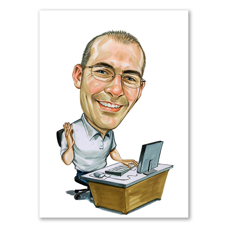 Bild von   erstellung karikatur mann beijpg | Individuelle 🎁 persönliche 🎁 personalisierte Geschenke bedruckt ▪ bestickt ▪ graviert