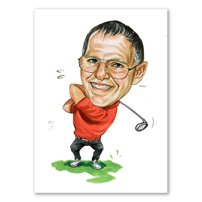 Bild von   erstellung karikatur schwungvojpg | Individuelle 🎁 persönliche 🎁 personalisierte Geschenke bedruckt ▪ bestickt ▪ graviert