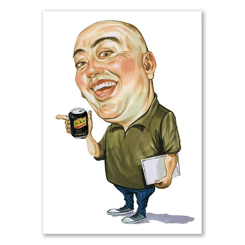 Bild von   erstellung karikatur so ist esjpg | Individuelle 🎁 persönliche 🎁 personalisierte Geschenke bedruckt ▪ bestickt ▪ graviert