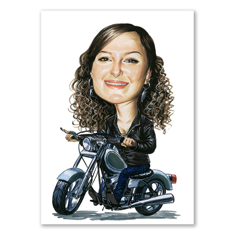 Bild von   erstellung karikatur lady aufjpg | Individuelle 🎁 persönliche 🎁 personalisierte Geschenke bedruckt ▪ bestickt ▪ graviert