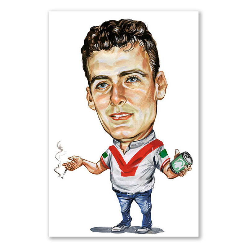 Bild von   erstellung karikatur raucher mjpg | Individuelle 🎁 persönliche 🎁 personalisierte Geschenke bedruckt ▪ bestickt ▪ graviert