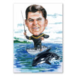 Bild von   erstellung karikatur angler mijpg | Individuelle 🎁 persönliche 🎁 personalisierte Geschenke bedruckt ▪ bestickt ▪ graviert