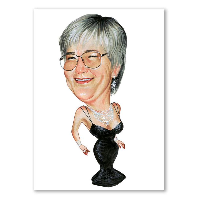 Bild von   erstellung karikatur elganz injpg | Individuelle 🎁 persönliche 🎁 personalisierte Geschenke bedruckt ▪ bestickt ▪ graviert
