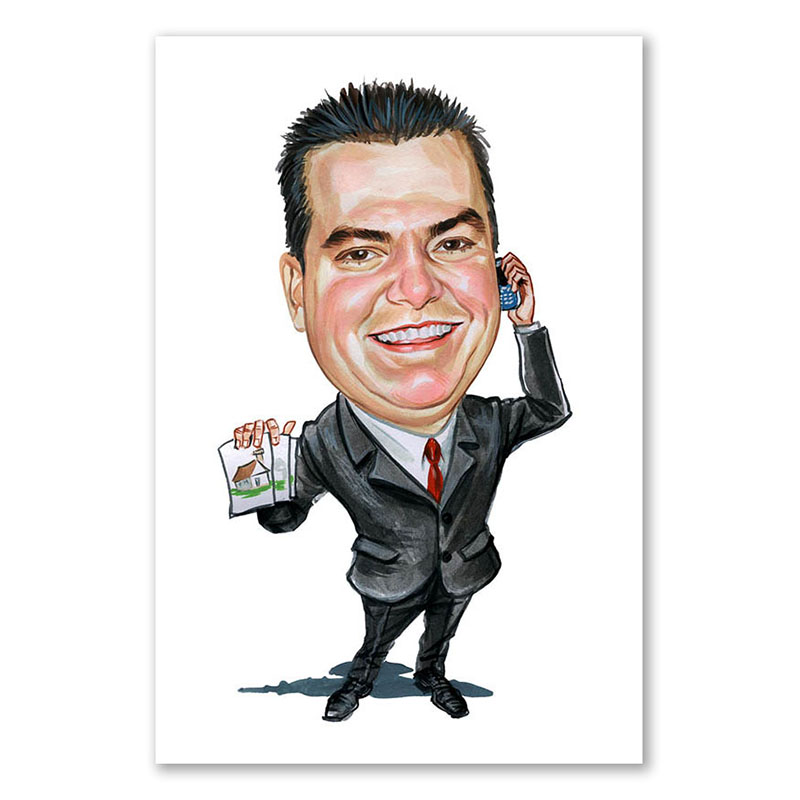 Bild von   erstellung karikatur handy amjpg | Individuelle 🎁 persönliche 🎁 personalisierte Geschenke bedruckt ▪ bestickt ▪ graviert