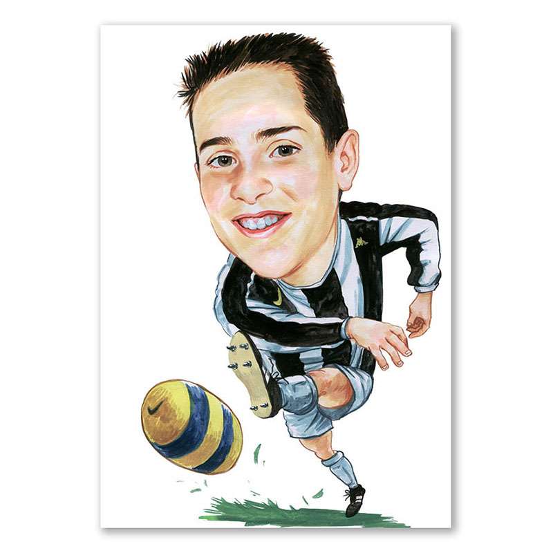 Bild von   erstellung karikatur footballjpg | Individuelle 🎁 persönliche 🎁 personalisierte Geschenke bedruckt ▪ bestickt ▪ graviert