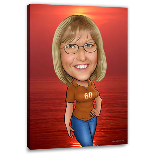 Bild von   erstellung karikatur im sonnenjpg | Individuelle 🎁 persönliche 🎁 personalisierte Geschenke bedruckt ▪ bestickt ▪ graviert