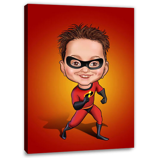Bild von   erstellung karikatur superheldjpg | Individuelle 🎁 persönliche 🎁 personalisierte Geschenke bedruckt ▪ bestickt ▪ graviert