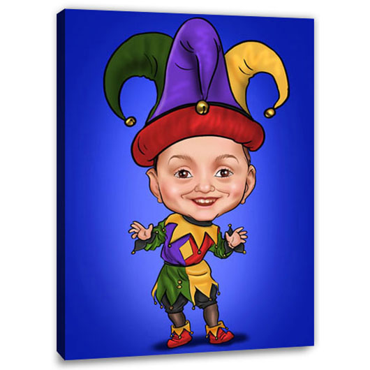 Bild von   erstellung karikatur hofnarrjpg | Individuelle 🎁 persönliche 🎁 personalisierte Geschenke bedruckt ▪ bestickt ▪ graviert