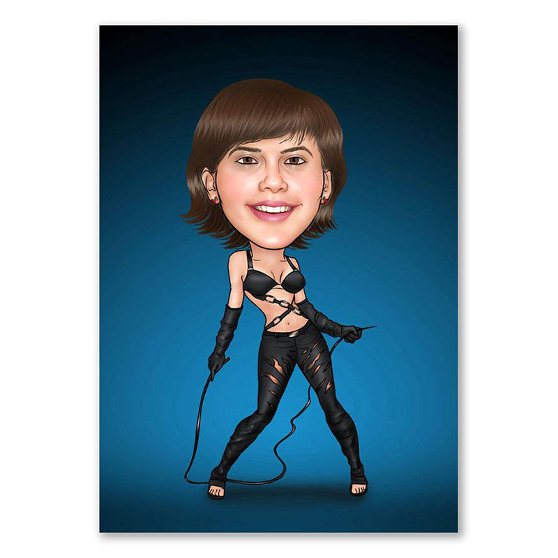 Bild von   erstellung karikatur sm dominajpg | Individuelle 🎁 persönliche 🎁 personalisierte Geschenke bedruckt ▪ bestickt ▪ graviert