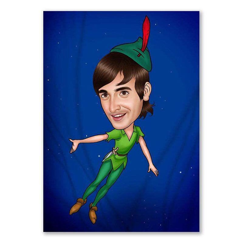 Bild von   erstellung karikatur peter mitjpg | Individuelle 🎁 persönliche 🎁 personalisierte Geschenke bedruckt ▪ bestickt ▪ graviert