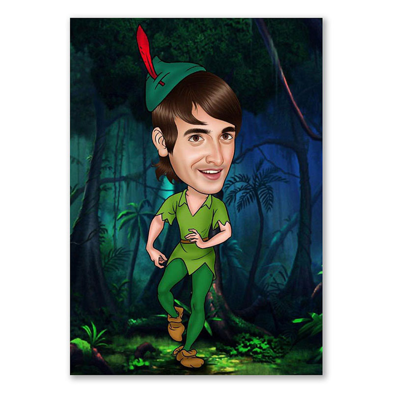 Bild von   erstellung karikatur peter aufjpg | Individuelle 🎁 persönliche 🎁 personalisierte Geschenke bedruckt ▪ bestickt ▪ graviert