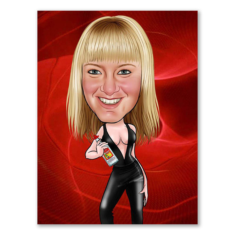Bild von   erstellung karikatur tequilajpg | Individuelle 🎁 persönliche 🎁 personalisierte Geschenke bedruckt ▪ bestickt ▪ graviert