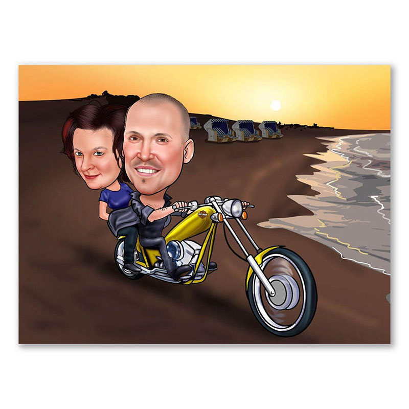 Bild von   erstellung karikatur bergsteigjpg | Individuelle 🎁 persönliche 🎁 personalisierte Geschenke bedruckt ▪ bestickt ▪ graviert