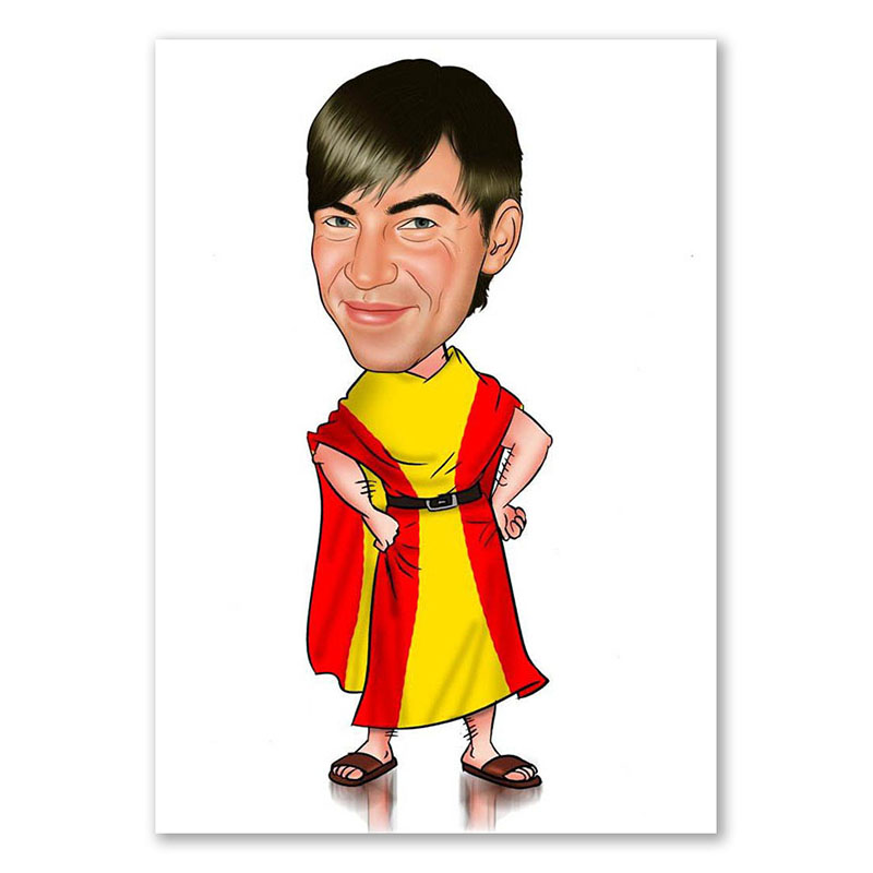 Bild von   erstellung karikatur spanienjpg | Individuelle 🎁 persönliche 🎁 personalisierte Geschenke bedruckt ▪ bestickt ▪ graviert