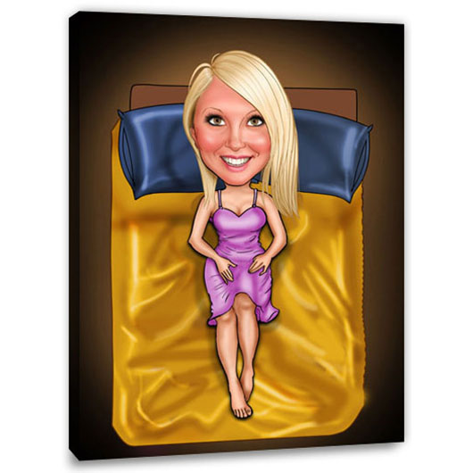 Bild von   erstellung karikatur seiden bejpg | Individuelle 🎁 persönliche 🎁 personalisierte Geschenke bedruckt ▪ bestickt ▪ graviert