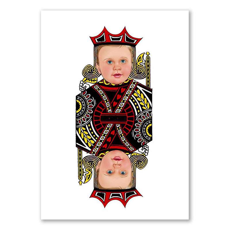 Bild von   erstellung karikatur spielkartjpg | Individuelle 🎁 persönliche 🎁 personalisierte Geschenke bedruckt ▪ bestickt ▪ graviert