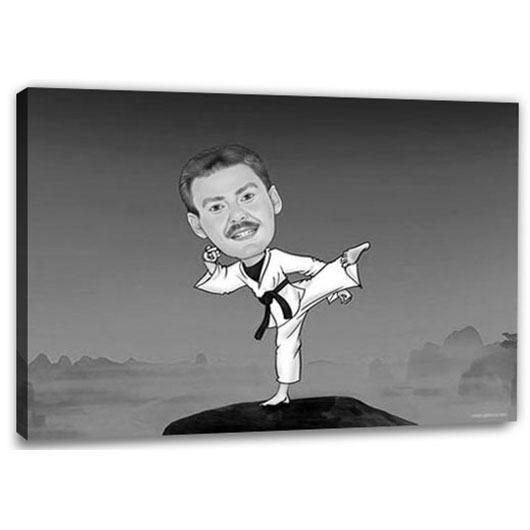 Bild von   erstellung karikatur schwarzgujpg | Individuelle 🎁 persönliche 🎁 personalisierte Geschenke bedruckt ▪ bestickt ▪ graviert