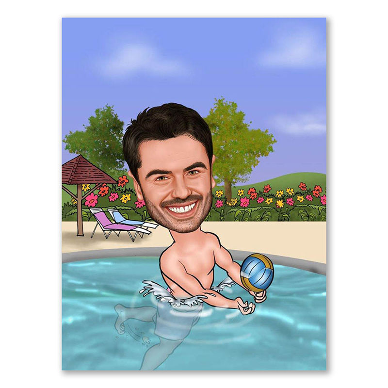 Bild von   erstellung karikatur mann mitjpg | Individuelle 🎁 persönliche 🎁 personalisierte Geschenke bedruckt ▪ bestickt ▪ graviert