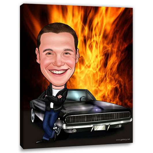 Bild von   erstellung karikatur heisserjpg | Individuelle 🎁 persönliche 🎁 personalisierte Geschenke bedruckt ▪ bestickt ▪ graviert