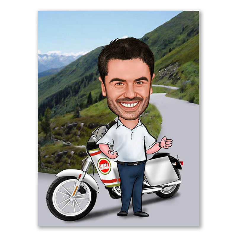 Bild von   erstellung karikatur da schaujpg | Individuelle 🎁 persönliche 🎁 personalisierte Geschenke bedruckt ▪ bestickt ▪ graviert