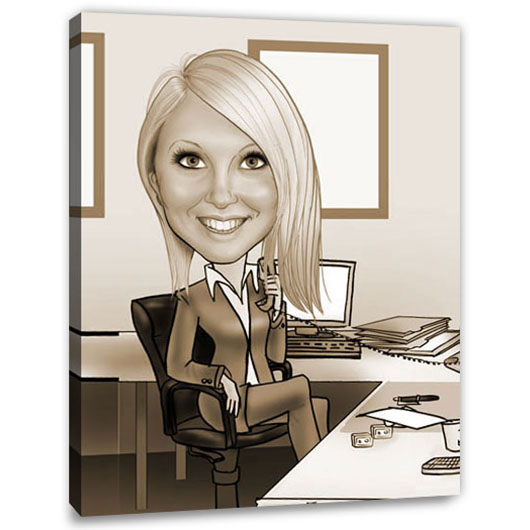Bild von   erstellung karikatur manager bjpg | Individuelle 🎁 persönliche 🎁 personalisierte Geschenke bedruckt ▪ bestickt ▪ graviert