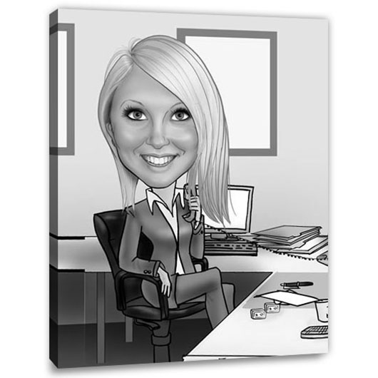 Bild von   erstellung karikatur manager bjpg | Individuelle 🎁 persönliche 🎁 personalisierte Geschenke bedruckt ▪ bestickt ▪ graviert