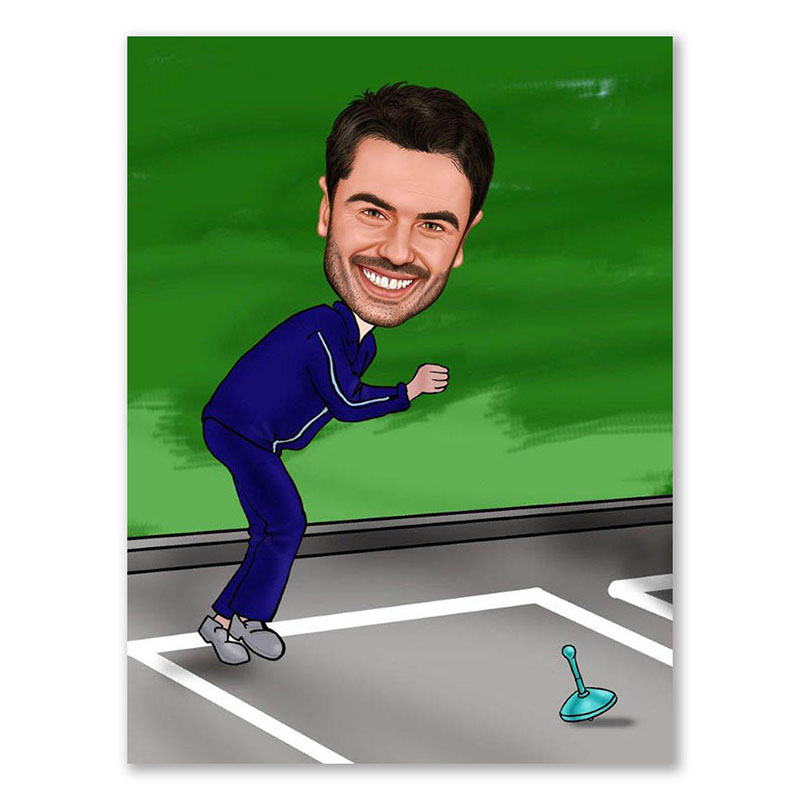 Bild von   erstellung karikatur curlingjpg | Individuelle 🎁 persönliche 🎁 personalisierte Geschenke bedruckt ▪ bestickt ▪ graviert