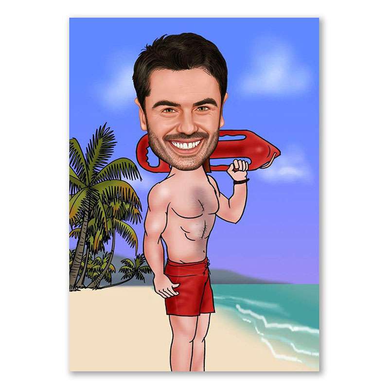 Bild von   erstellung karikatur david hasjpg | Individuelle 🎁 persönliche 🎁 personalisierte Geschenke bedruckt ▪ bestickt ▪ graviert