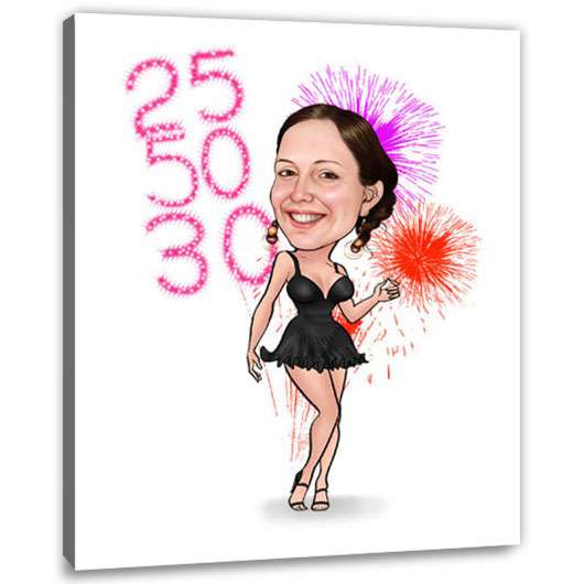 Bild von   erstellung karikatur geburtstajpg | Individuelle 🎁 persönliche 🎁 personalisierte Geschenke bedruckt ▪ bestickt ▪ graviert