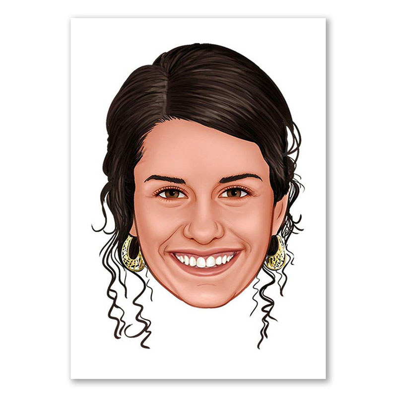 Bild von   erstellung karikatur nur kopfjpg | Individuelle 🎁 persönliche 🎁 personalisierte Geschenke bedruckt ▪ bestickt ▪ graviert