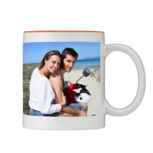 Tasse innen farbig mit eigenem Foto