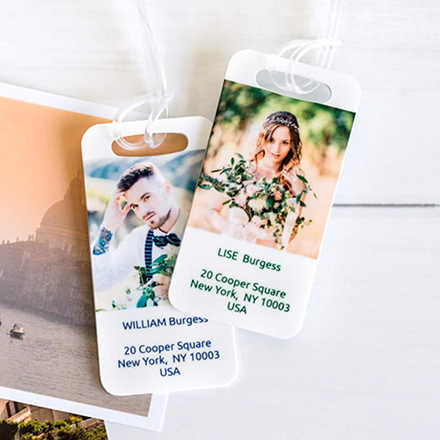 Bild von   kofferanhaenger hochformaterjpg | Individuelle 🎁 persönliche 🎁 personalisierte Geschenke bedruckt ▪ bestickt ▪ graviert