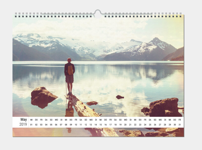 Bild von   wandkalender premium a querjpg | Individuelle 🎁 persönliche 🎁 personalisierte Geschenke bedruckt ▪ bestickt ▪ graviert