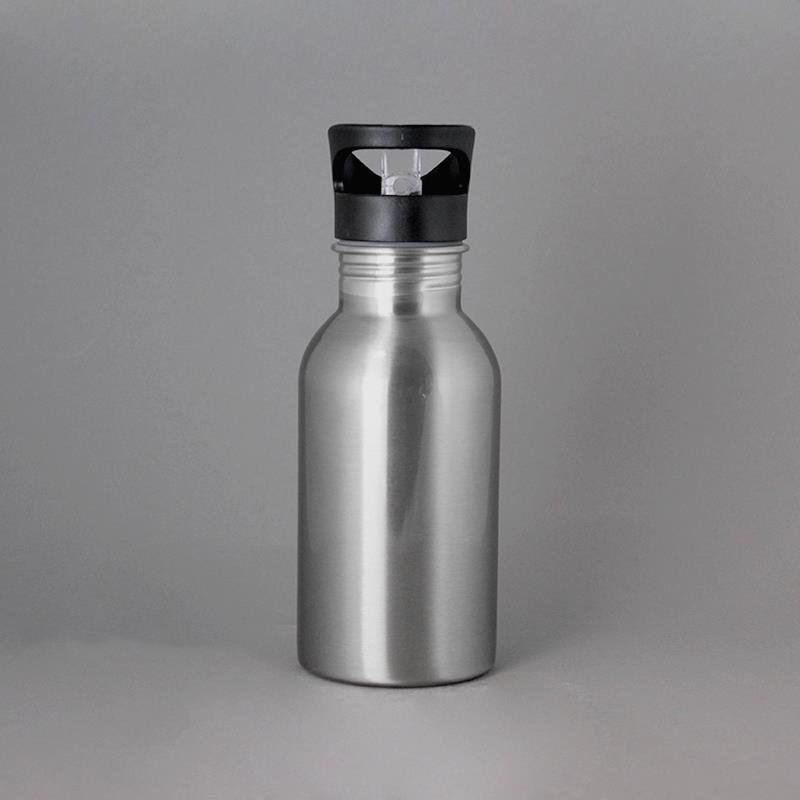 Bild von   edelstahl trinkflasche silberjpg | Individuelle 🎁 persönliche 🎁 personalisierte Geschenke bedruckt ▪ bestickt ▪ graviert